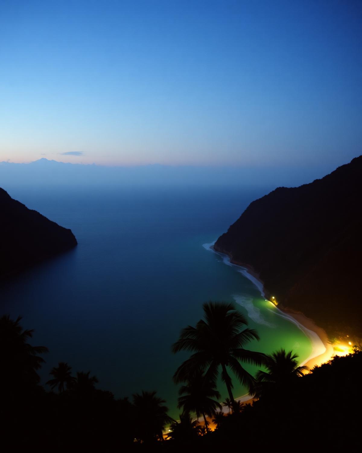 Blue hour cove